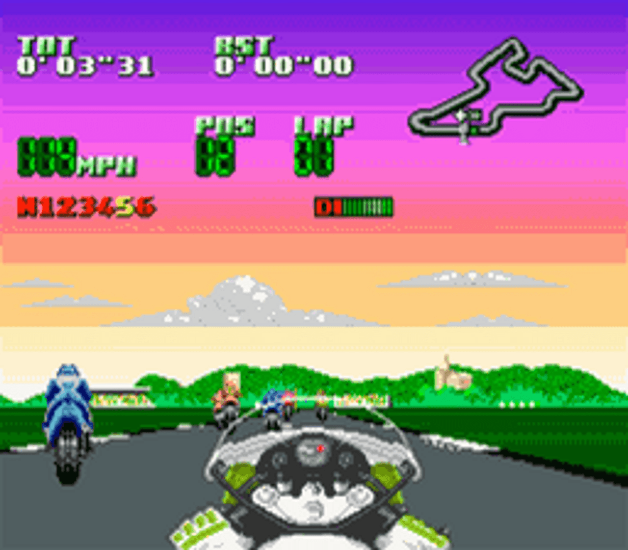 Kawasaki Super Bike Challenge - SNES Game